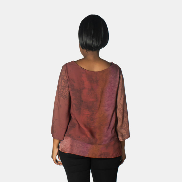 Ladies' Arty Top - Ruby