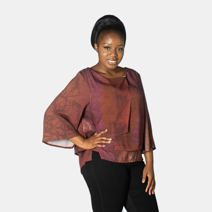 Ladies' Arty Top - Ruby
