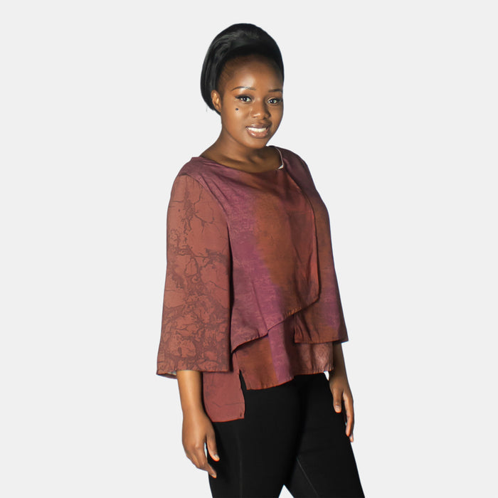 Ladies' Arty Top - Ruby
