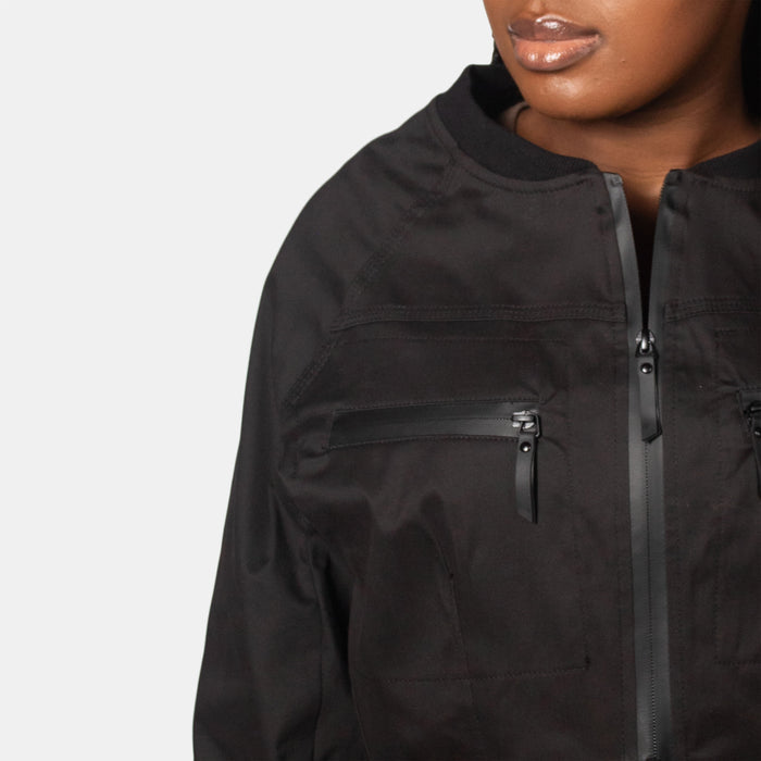 Ladies' Aviator Jacket - Black