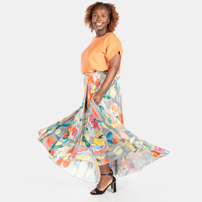 Ladies' Babylon Skirt - Grey