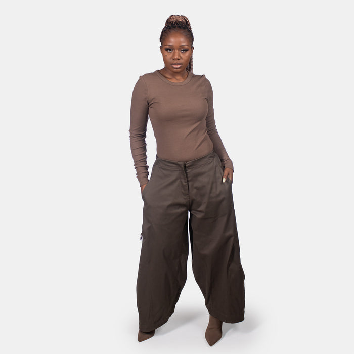 Ladies' Barrel Pants - Olive
