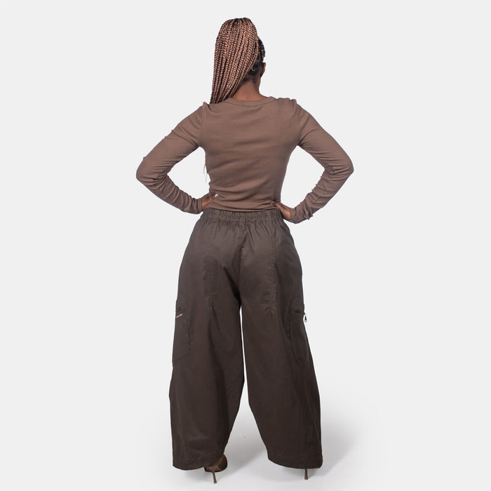 Ladies' Barrel Pants - Olive