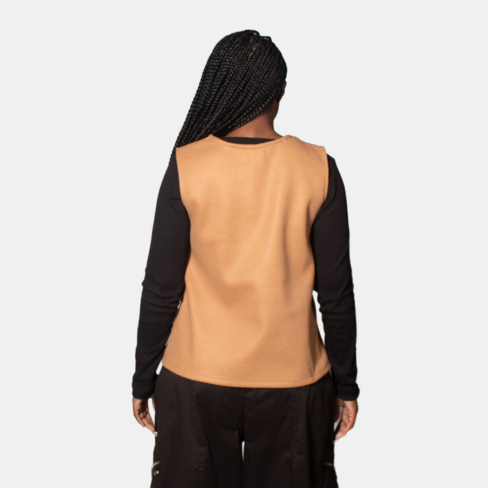 Ladies' Bena Buckle Top - Taupe