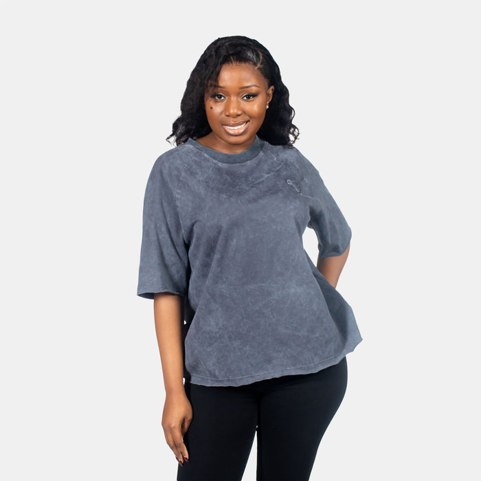 Ladies' Boxy Africa T-Shirt - Charcoal