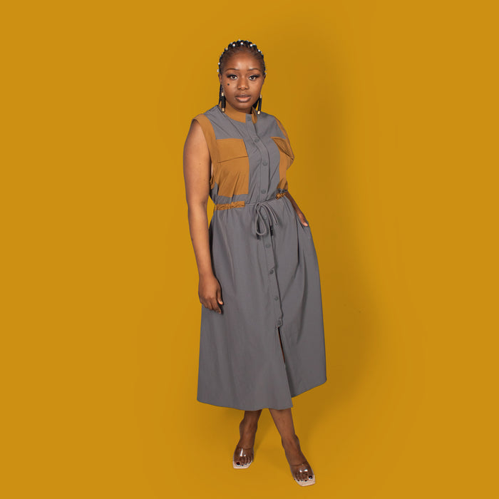 Ladies' Buttercup Dress - Grey