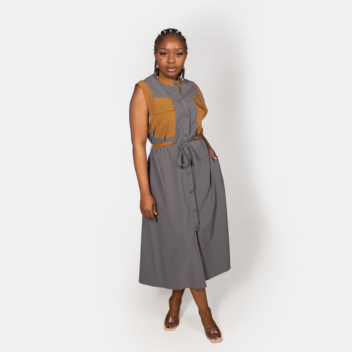 Ladies' Buttercup Dress - Grey
