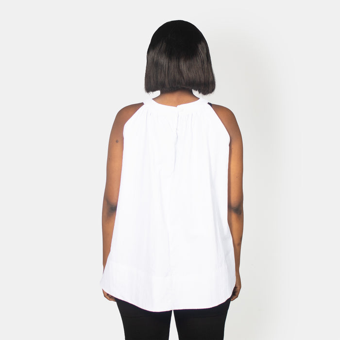 Ladies' Cameo Top - White