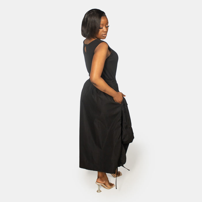 Ladies' Cargo Skirt - Black