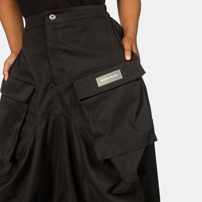 Ladies' Cargo Skirt - Black
