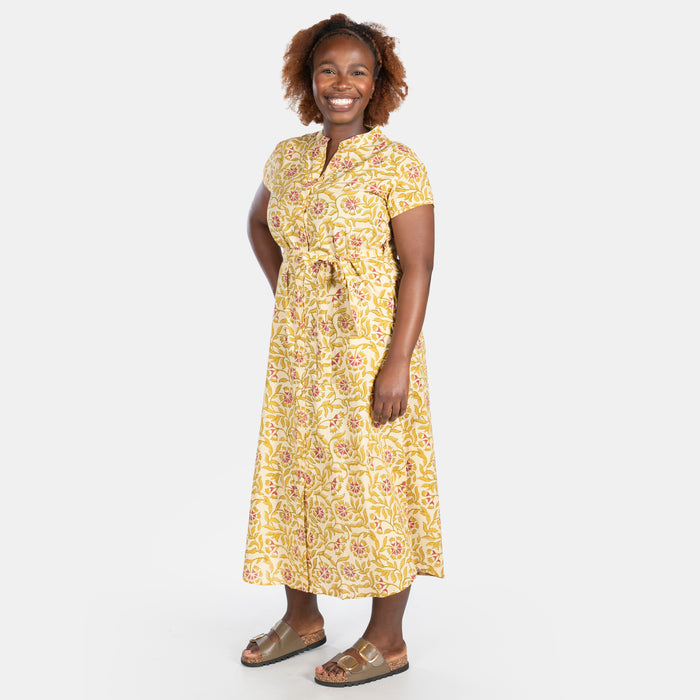 Ladies' Carol Shirt Dress - Stone