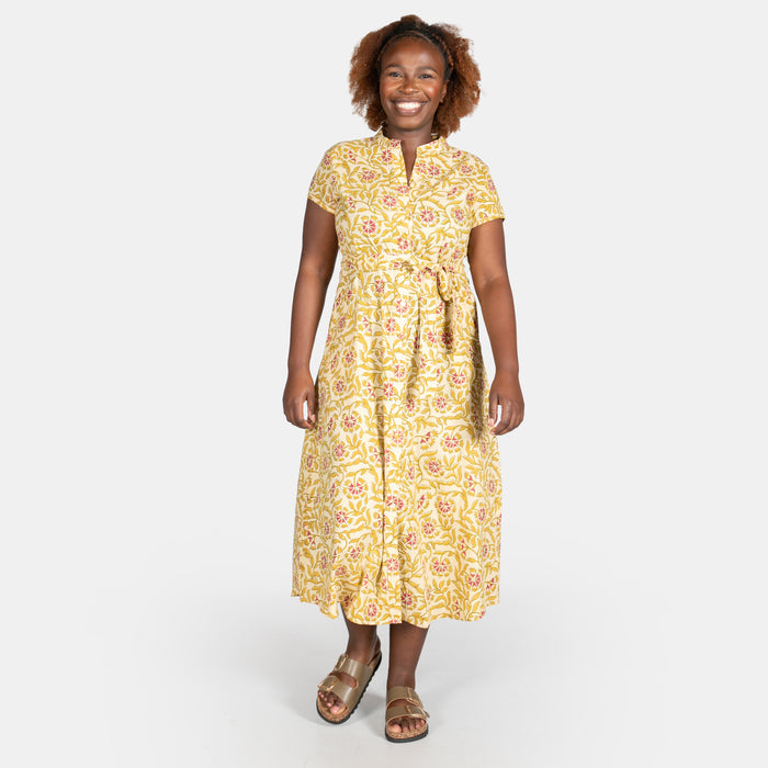 Ladies' Carol Shirt Dress - Stone