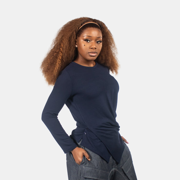 Ladies' Club Top - Navy