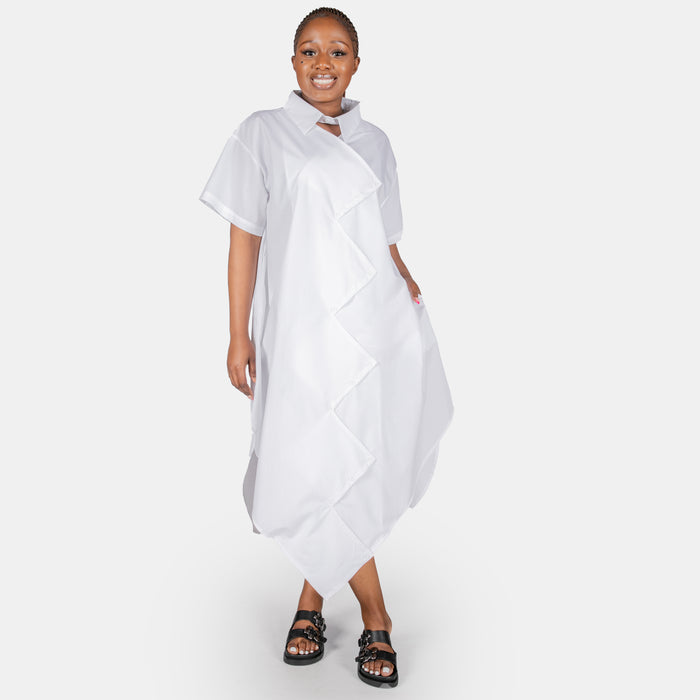 Ladies' Coconut Ice Dress - White