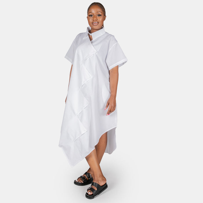 Ladies' Coconut Ice Dress - White