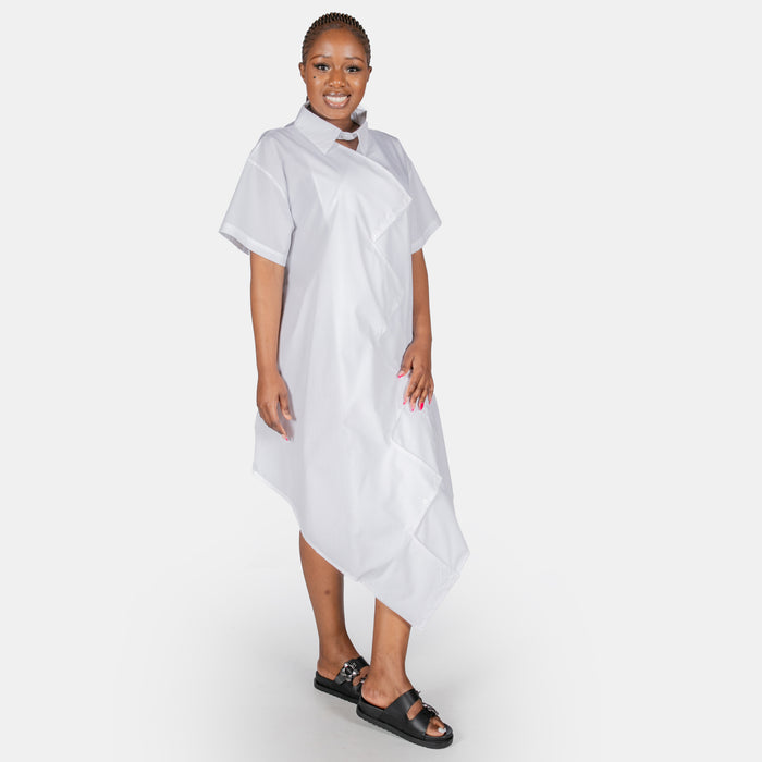 Ladies' Coconut Ice Dress - White