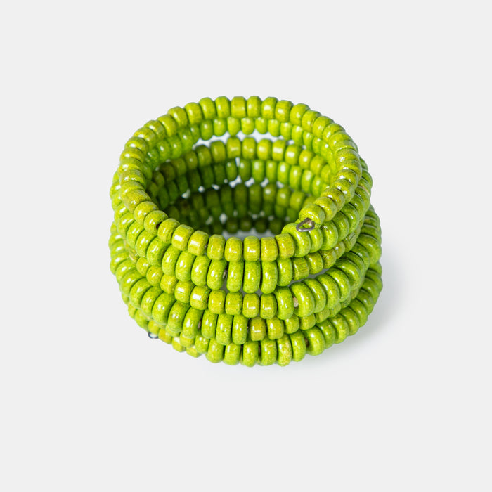 Ladies' Coil Bangle - Green