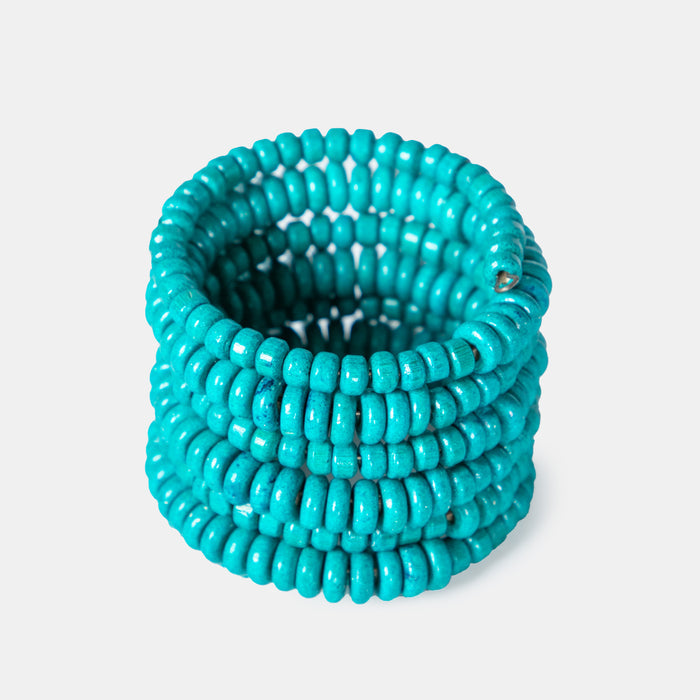 Ladies' Coil Bangle - Turquoise