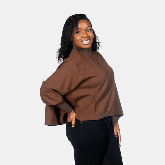 Ladies' Cornflower Top - Brown