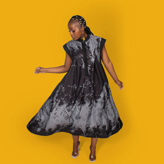 Ladies' Dahlia Dress - Grey
