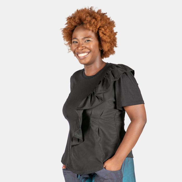 Ladies' Daphne Top - Black