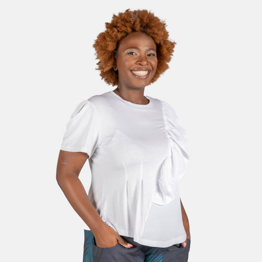 Ladies' Daphne Top - White