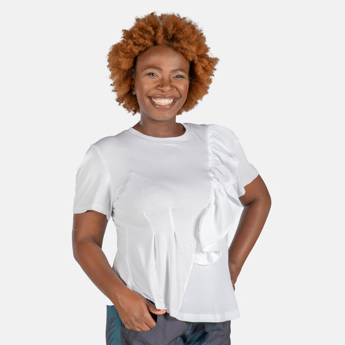 Ladies' Daphne Top - White