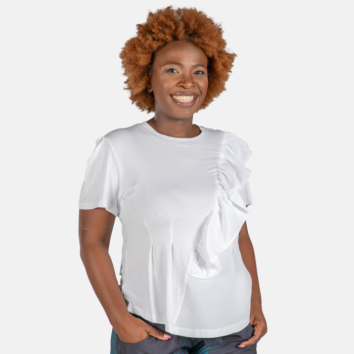 Ladies' Daphne Top - White