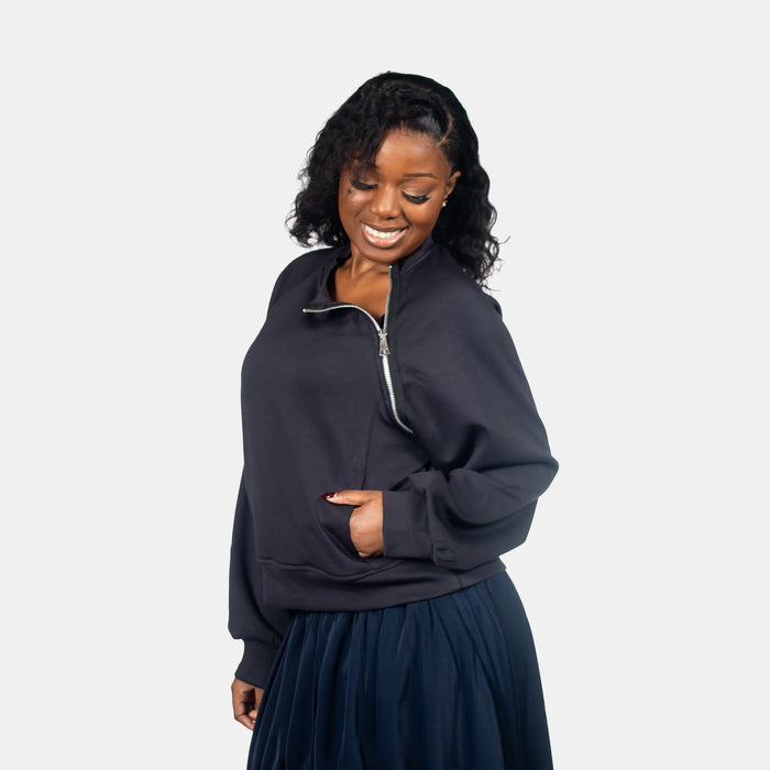 Ladies' Delphinium Top - Black