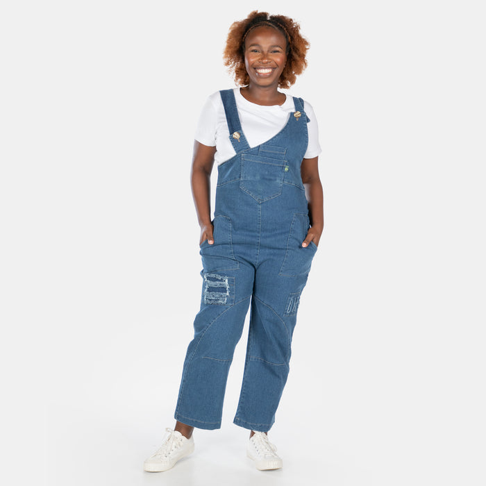 Ladies' Denim Dungaree - Denim
