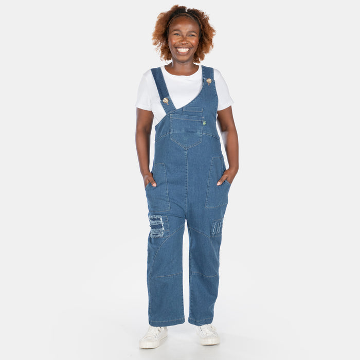 Ladies' Denim Dungaree - Denim
