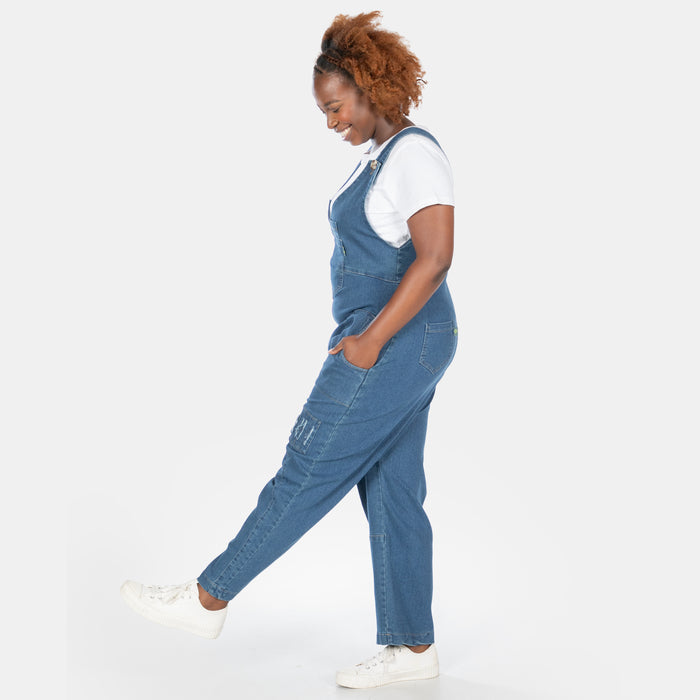Ladies' Denim Dungaree - Denim