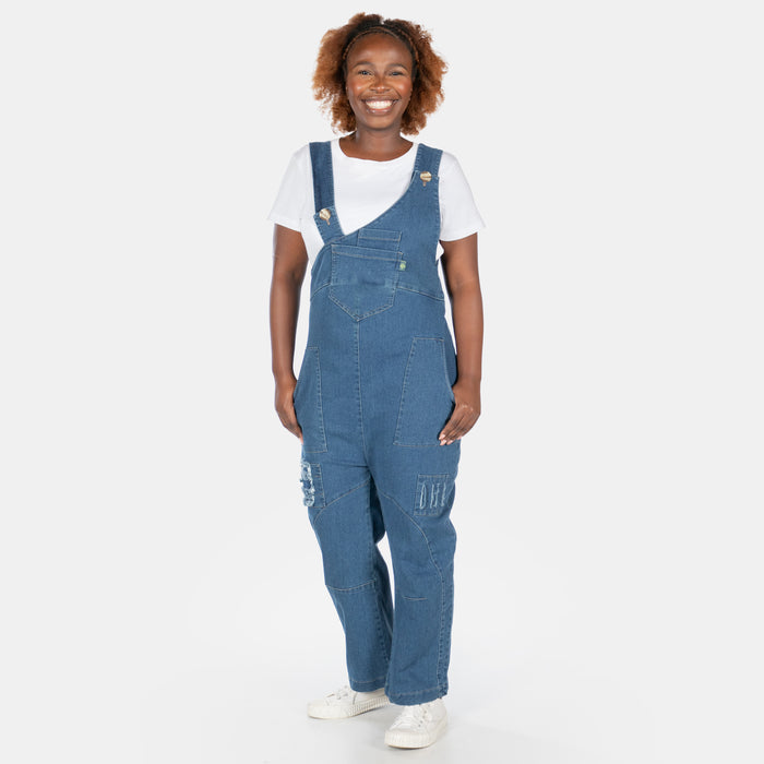 Ladies' Denim Dungaree - Denim