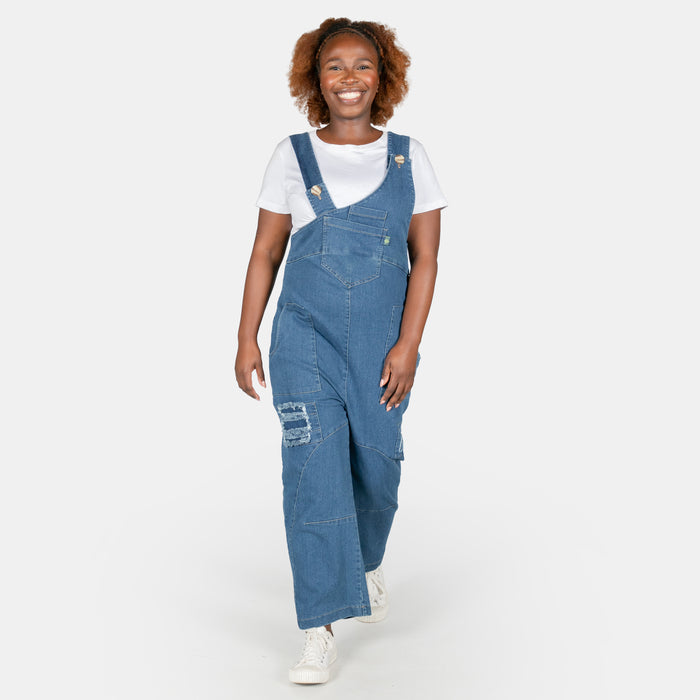 Ladies' Denim Dungaree - Denim