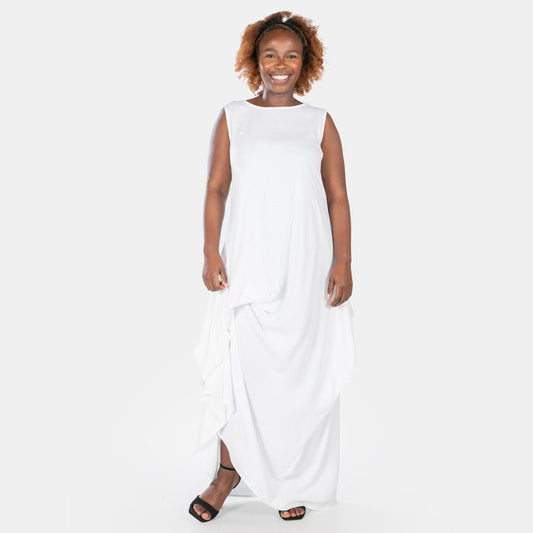 Ladies' Drama Dress - White