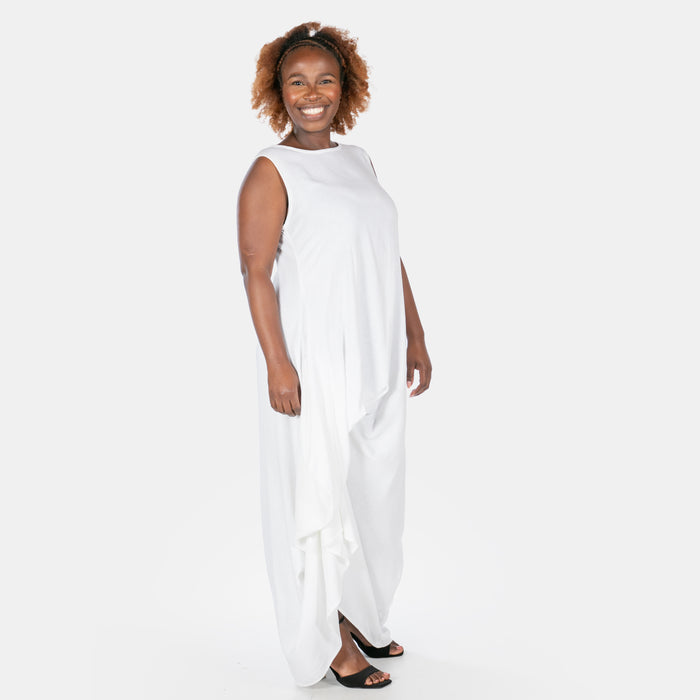 Ladies' Drama Dress - White