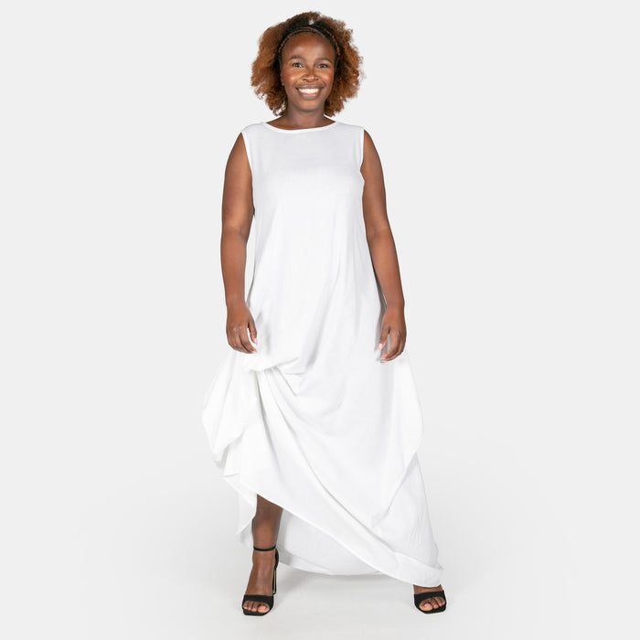 Ladies' Drama Dress - White
