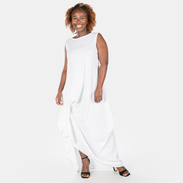 Ladies' Drama Dress - White