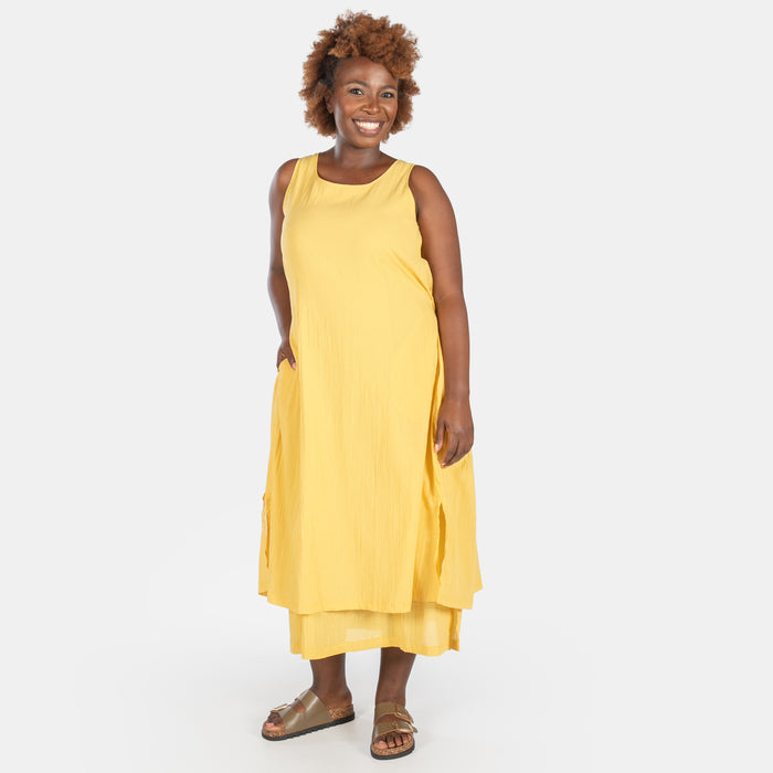 Ladies' Elsa Dress - Mustard