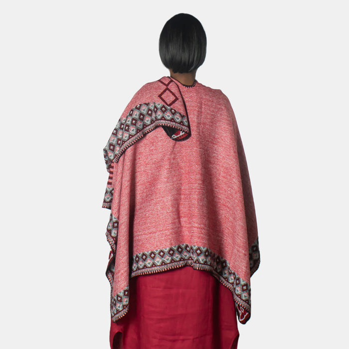 Ladies' Ethnic Throw Over - Black