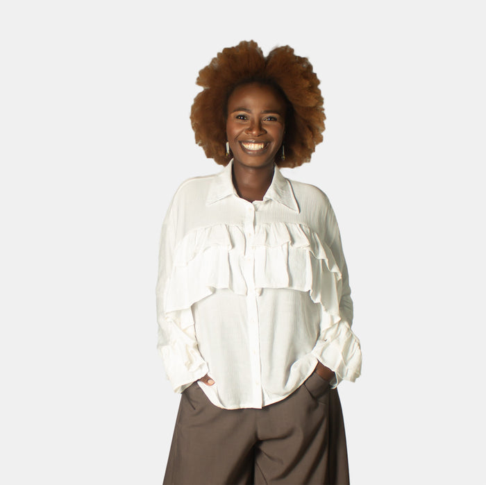 Ladies' Faye Top - Cream
