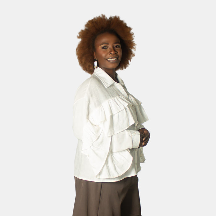 Ladies' Faye Top - Cream