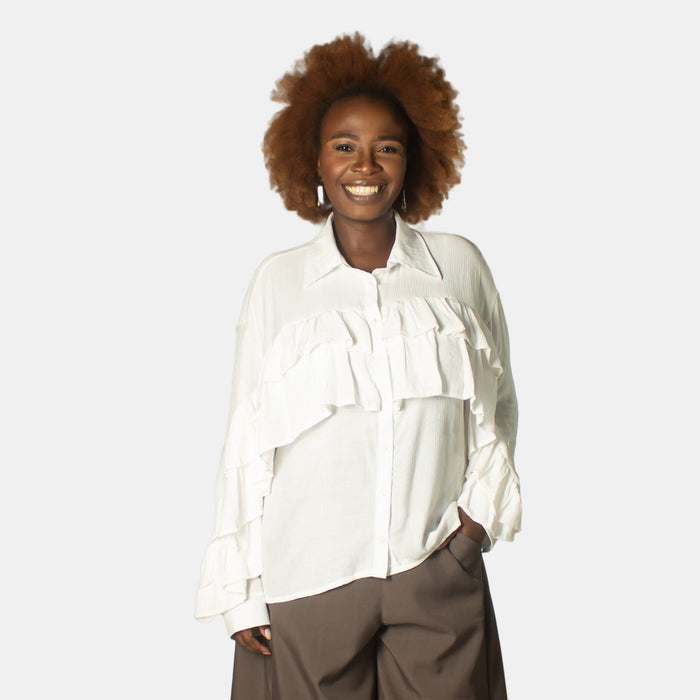Ladies' Faye Top - Cream