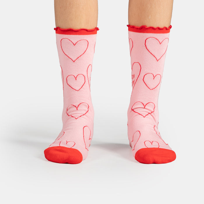 Ladies' F*cking Awesome Socks - Pink