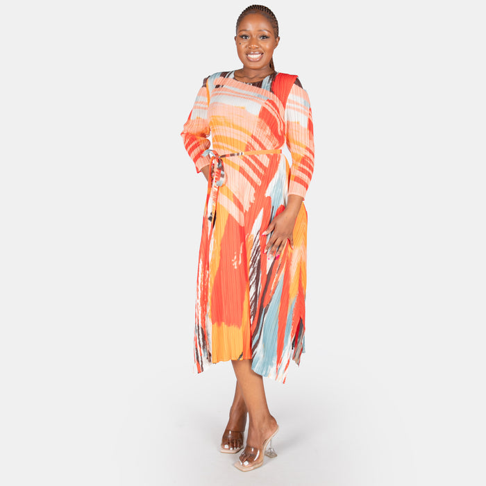 Ladies' Georgia Dress - Coral