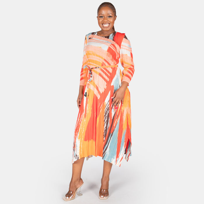 Ladies' Georgia Dress - Coral