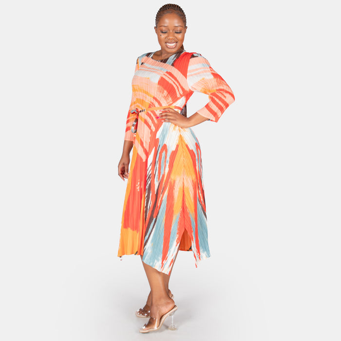 Ladies' Georgia Dress - Coral