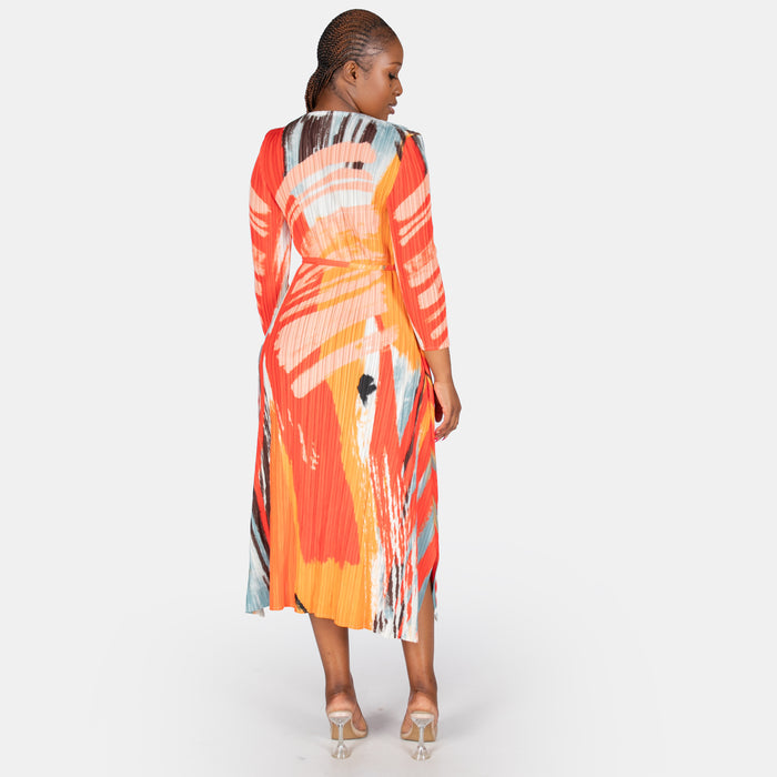 Ladies' Georgia Dress - Coral