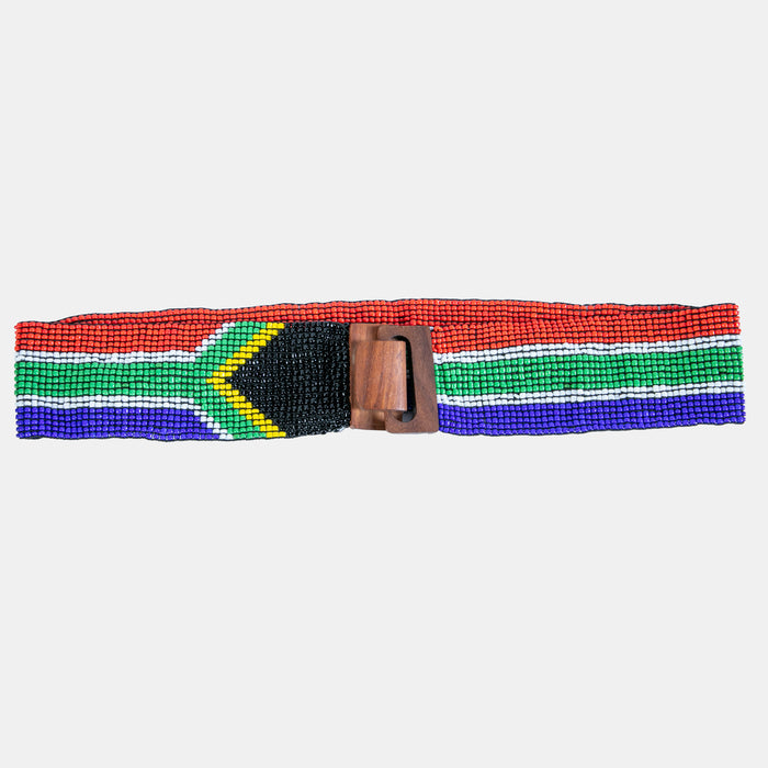 Ladies' Glass Beads Belt - SA Flag