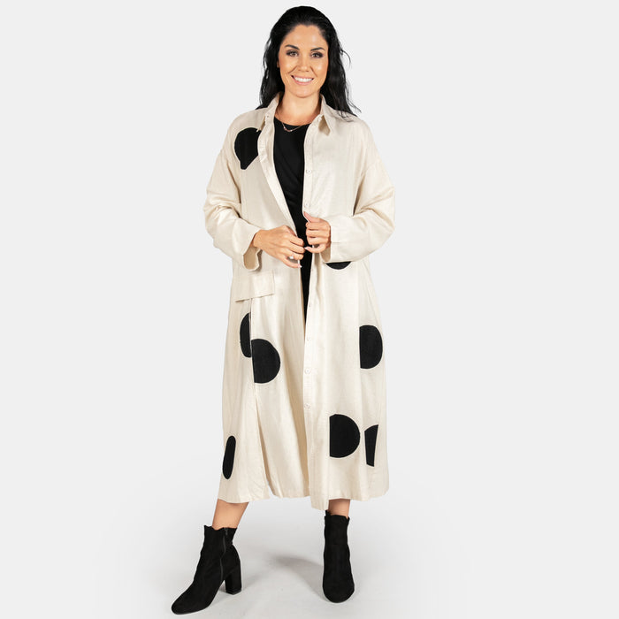 Ladies' Glenda Dress - Stone